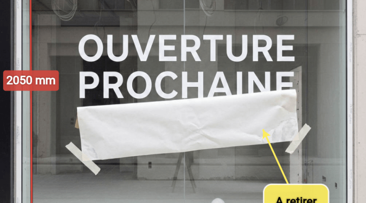 Snapcote ecran pro vitrine